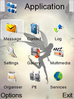 Скриншот темы для Nokia