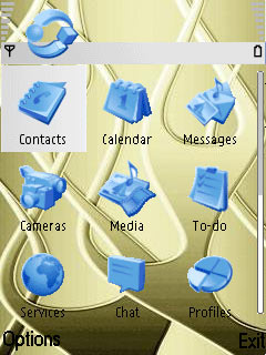 Скриншот темы для Nokia