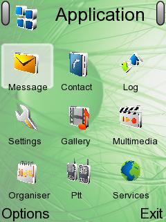 Скриншот темы для Nokia