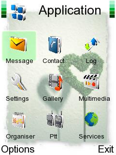Скриншот темы для Nokia