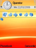 Скриншот темы Lava для телефона Nokia