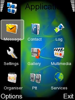 Скриншот темы для Nokia