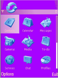 Скриншот темы для Nokia