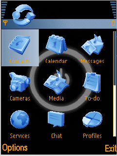 Скриншот темы для Nokia