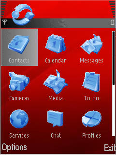 Скриншот темы для Nokia
