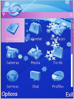 Скриншот темы для Nokia