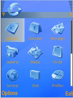 Скриншот темы для Nokia