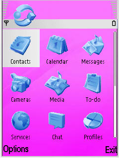 Скриншот темы для Nokia