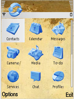 Скриншот темы для Nokia