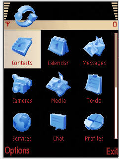 Скриншот темы для Nokia