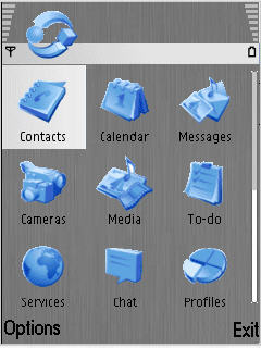 Скриншот темы для Nokia