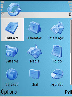 Скриншот темы для Nokia