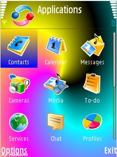 Скриншот темы для Nokia