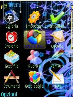 Скриншот темы для Nokia