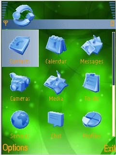 Скриншот темы для Nokia