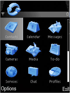 Скриншот темы для Nokia