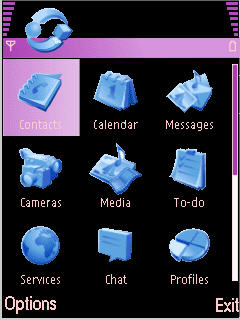 Скриншот темы для Nokia
