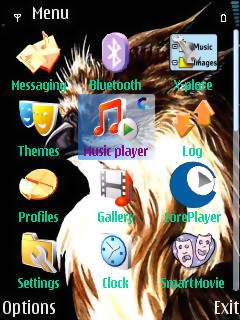 Скриншот темы для Nokia