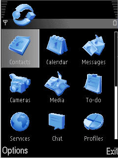 Скриншот темы для Nokia