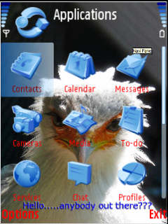 Скриншот темы для Nokia