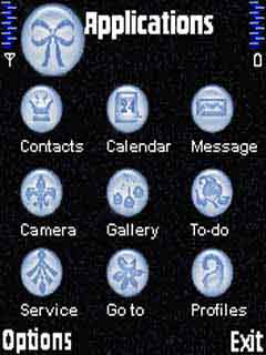 Скриншот темы для Nokia