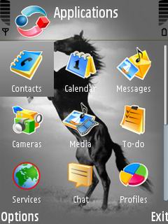 Скриншот темы для Nokia