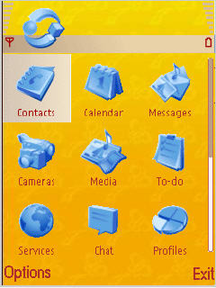 Скриншот темы для Nokia