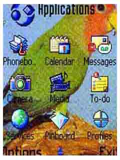 Скриншот темы для Nokia