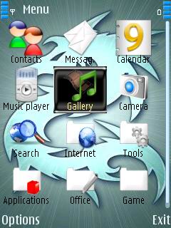 Скриншот темы для Nokia