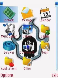 Скриншот темы для Nokia