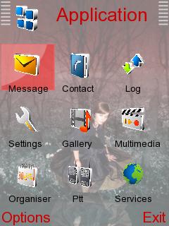 Скриншот темы для Nokia