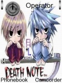 Скриншот темы Death Note1 для телефона Nokia