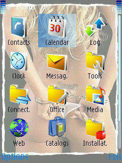 Скриншот темы для Nokia