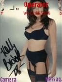 Скриншот темы Sexy Kelly Brook для телефона Nokia