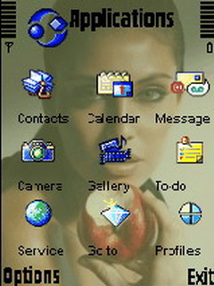 Скриншот темы для Nokia