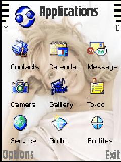 Скриншот темы для Nokia