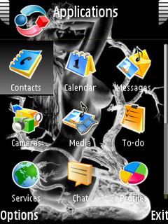 Скриншот темы для Nokia