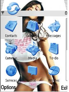 Скриншот темы для Nokia