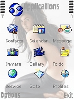 Скриншот темы для Nokia