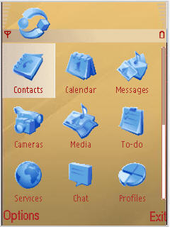 Скриншот темы для Nokia