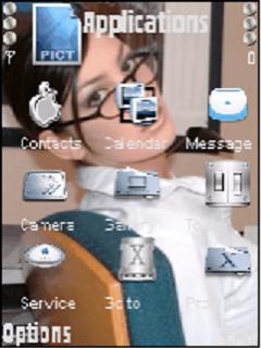 Скриншот темы для Nokia