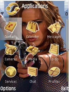 Скриншот темы для Nokia