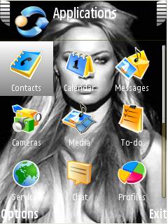 Скриншот темы для Nokia