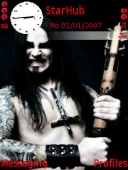 Скриншот темы Shagrath для телефона Nokia