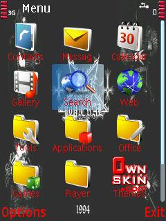 Скриншот темы для Nokia