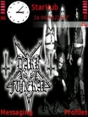 Скриншот темы Dark Funeral для телефона Nokia