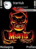 Скриншот темы Misfits для телефона Nokia