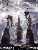 Скриншот темы Nightwish 2 для телефона Nokia