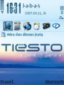 Скриншот темы Tiesto для телефона Nokia