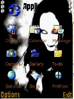 Скриншот темы для Nokia